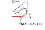 Mazda CX-5 (10/21-) wielkuiplijst voorscherm Links (46G mach, Nieuw, Spatbord, Ophalen of Verzenden, Mazda