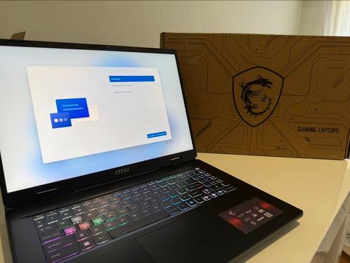 MSI Sword 17 HX i7 RTX 4070 32GB 2TB QHD + tas & koeler, Computers en Software, Windows Laptops, Zo goed als nieuw, 17 inch of meer
