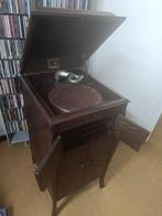 Antieke en werkende His Masters Voice platenspeler., Antiek en Kunst, Ophalen
