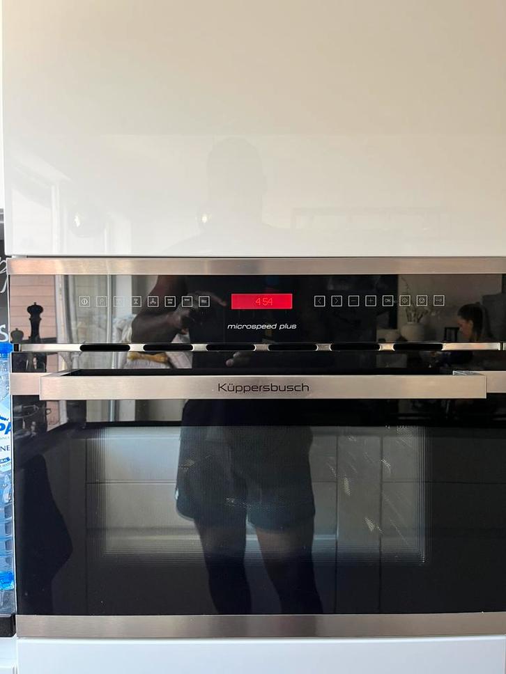 Micro-ondes encastrable Küppersbusch EMWK 6550.0, Elektronische apparatuur, Microgolfovens, Gebruikt, Inbouw, Combi-microgolfoven