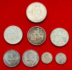 Belgische zilveren munten Charles Mercury 4 koningen Albert, Ophalen of Verzenden, Zilver, Zilver