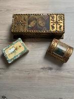 3 houten doosjes, Antiek en Kunst, Ophalen of Verzenden