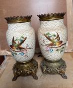 Paire de vases en ceramique peints a la main, Enlèvement