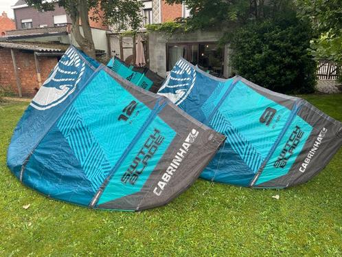 kite's Cabrinha Switchblade 9m + 12m + bar, Watersport en Boten, Kitesurfen, Zo goed als nieuw, Kite, Ophalen