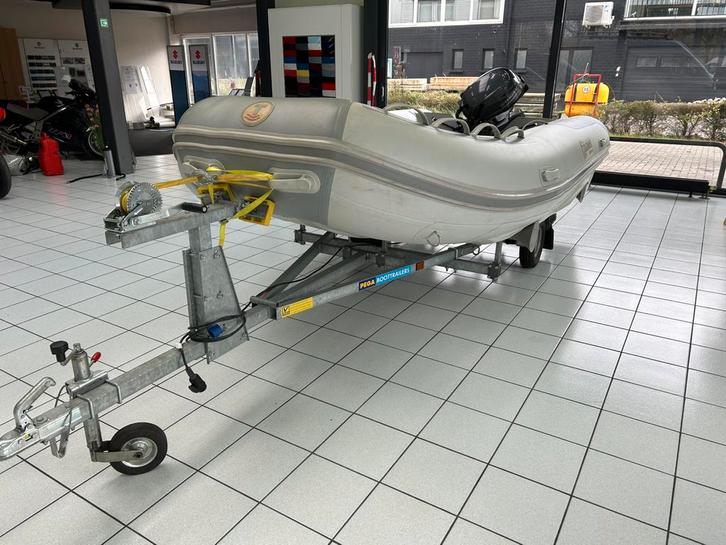 Talamex 4m avec Yamaha 20cv, Sports nautiques & Bateaux, Canots pneumatiques, Utilisé, Yamaha, Airdeck, Moins de 70 ch, Essence