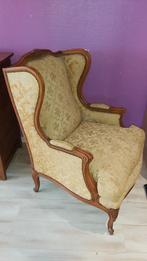 Fauteuil ancien Bergere style Louis 15, Ophalen