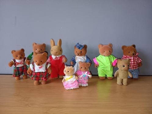 Set Sylvanian poppetjes, Verzamelen, Poppetjes en Figuurtjes, Zo goed als nieuw, Ophalen of Verzenden
