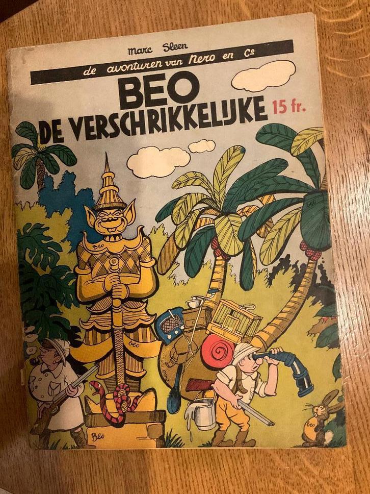 Strip Nero - Beo de verschrikkelijke - Marc Sleen, Verzamelen, Stripfiguren, Verzenden