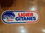 Vintage sticker Total Ligier gitanes, Verzamelen, Ophalen of Verzenden, Gebruikt, Auto of Motor