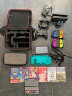 Nintendo switch met accessories, Ophalen, Zo goed als nieuw, Met 3 controllers of meer, Met games