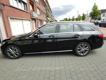 Mercedes C180 BlueTEC (2016), Auto's, Mercedes-Benz, Voorwielaandrijving, Stof, 4 cilinders, Zwart