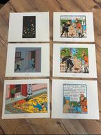 Herge  Tintin Sceptre Ottokar blauwe lotus borden 6 strips, Boeken, Stripverhalen, Ophalen of Verzenden, Zo goed als nieuw