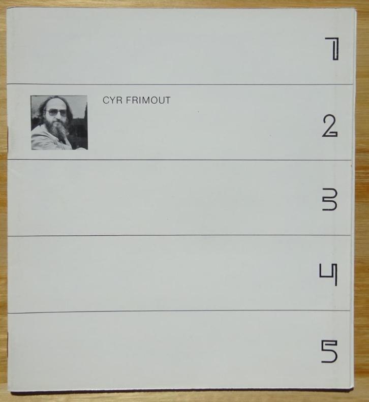 HAM 1982, Cyr Frimout, monografische brochure, Boeken, Kunst en Cultuur | Beeldend, Zo goed als nieuw, Schilder- en Tekenkunst