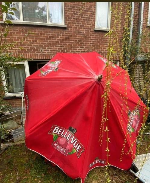 Kriek restaurantparasol topkwaliteit 100% nieuw 4m2, Tuin en Terras, Parasols, Nieuw, Overige typen, Meer dan 4 meter, Waterdicht