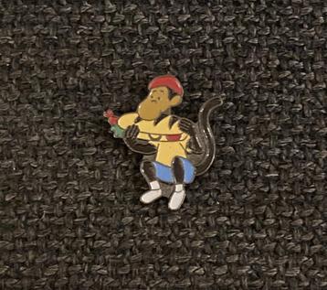 PIN - BABAR - ZEPHIR LE SINGE - BRUNHOFF, Envoi, Utilisé, Figurine, Insigne ou Pin's