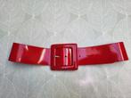 Mooie brede rode riem, Kleding | Dames, Riemen en Ceinturen, Ophalen of Verzenden, Gedragen, Rood, Tailleriem