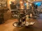 Professionele Barberchairs – Vintage Heavy Duty, Trois, Comme neuf, Enlèvement, Métal