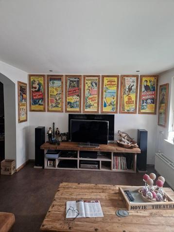 Mooie ingelijste filmposters, jaren 50-60 + 242 Lobbycards beschikbaar voor biedingen