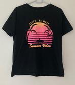 Dames T.shirt "Summer vibes" large, Maat 38/40 (M), Ophalen of Verzenden, Zo goed als nieuw, Zwart