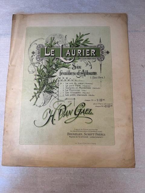 Henri van Gael –Le Laurier: Les Petits Chasseurs, Op. 56, Muziek en Instrumenten, Bladmuziek, Gebruikt, Artiest of Componist, Klassiek