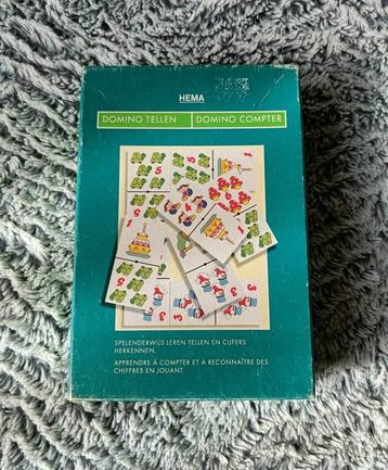 Gezelschapsspel - Domino - Tellen - Cijfers - Kinderen - €2 disponible aux enchères