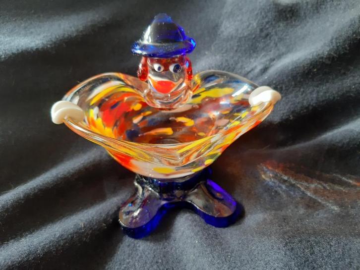 Petit clown en verre de Murano, Antiek en Kunst, Antiek | Glaswerk en Kristal, Ophalen of Verzenden