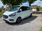Ford Tourneo/Transit Custom, Autopatic, 9zit, 112DKM,, Auto's, Euro 6, Overige bekleding, Wit, 9 zetels