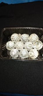 CAUSE DÉCÈS,  JE VENDS 10 BOULES CRISTAL POUR LUSTRES., Antiquités & Art, Enlèvement