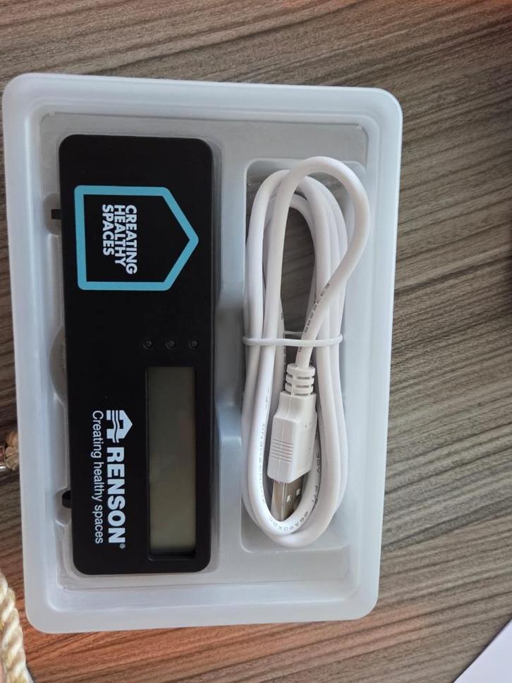 renson co2 monitor, Bricolage & Construction, Instruments de mesure, Neuf, Température, Enlèvement