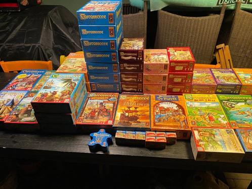 Carcassonne uitbreiding en heel veel andere uitbreidingen, Hobby en Vrije tijd, Gezelschapsspellen | Bordspellen, Zo goed als nieuw