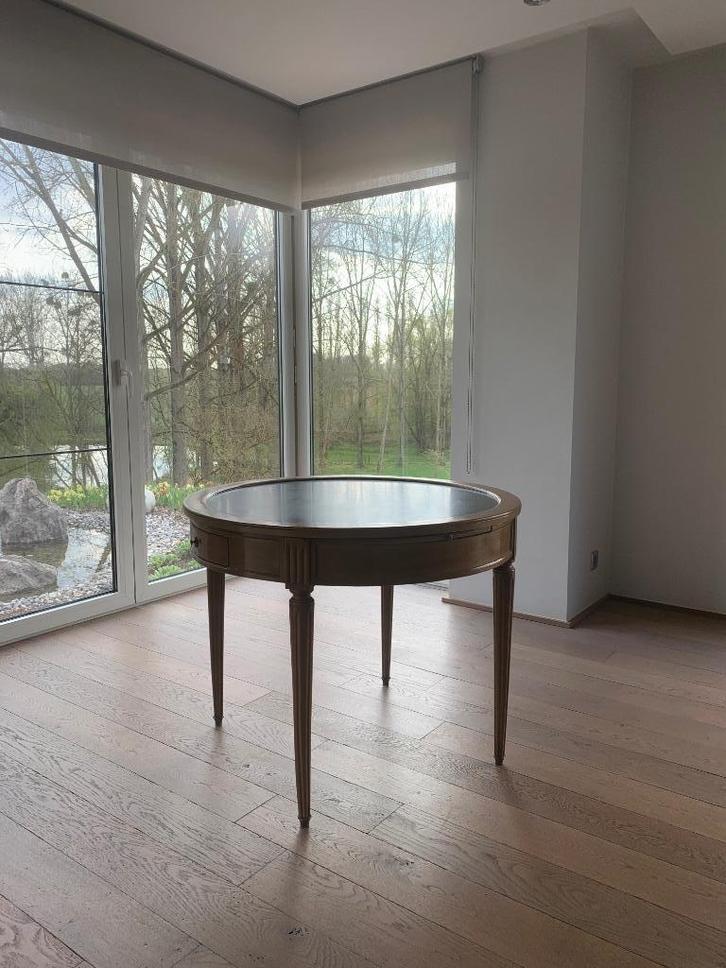 Mahoniehouten bouillotte tafel 19de eeuw, Antiek en Kunst, Antiek | Meubels | Tafels, Ophalen