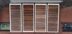 Renson schuifwanden 3m70 x 2m35, Tuin en Terras, Overkappingen, Ophalen, Zo goed als nieuw