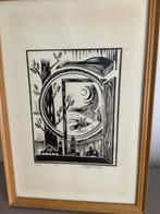 Pentekening Oudenaarde, Antiek en Kunst, Kunst | Tekeningen en Fotografie, Ophalen
