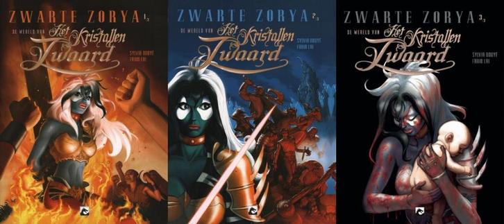 Zwarte Zorya 1 t/m 3 (De wereld van het kristallen zwaard), Livres, BD, Neuf, Série complète ou Série, Enlèvement