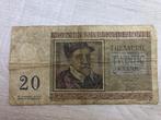 Billet 20 francs 03-04-56 Royaume de Belgique, Los biljet, Ophalen of Verzenden