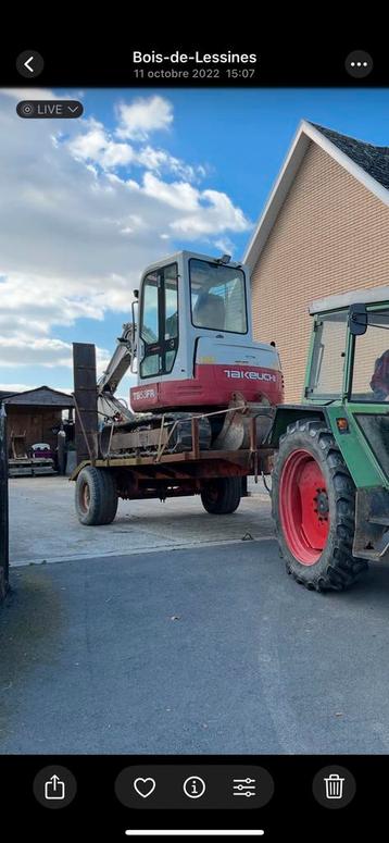 Porte engins 5,5 T, Autos : Divers, Remorques, Enlèvement