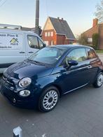 Fiat 500 1.2i automaat 2019/open dak / navi-carplay, Auto's, Fiat, Automaat, Stof, USB, Blauw