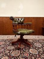 Engels Klassiek Chesterfield Bureaustoel, Antiek en Kunst, Ophalen of Verzenden