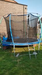 Trampoline 312cm met beschermhoes, Ophalen, Gebruikt