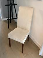 6 eetkamerstoelen (gratis), Huis en Inrichting, Ophalen, Gebruikt, Wit, Stof