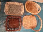 Rieten geschenkmanden 40 en 50cm. Zo goed als nieuw. 4st., Tuin en Terras, Ophalen, Minder dan 30 cm, Minder dan 60 cm, Zo goed als nieuw