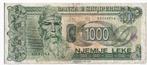 Albanië, 1000 Leke, 1994, Postzegels en Munten, Los biljet, Overige landen, Verzenden