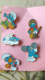 Vintage smurfen pins, lot van 5 stuks, Ophalen of Verzenden, Zo goed als nieuw
