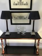 Twee staande lampen, Ophalen, Gebruikt, Hout, Minder dan 100 cm