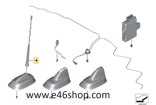 ANTENNE MINI OE 65209270026 NIEUW ORG BMW, Auto diversen, Autoradio's, Ophalen of Verzenden