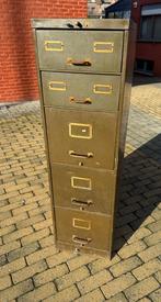 Metalen ladekast met 5 schuiven, Huis en Inrichting, Kasten | Ladekasten, 5 laden of meer, Ophalen, Gebruikt, Metaal