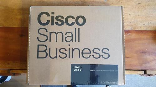 Cisco CSB SG 100-16 - 16-Port Gigabit Switch, Computers en Software, Netwerk switches, Nieuw, Ophalen of Verzenden