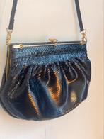 Vintage snakeskin clutch tasje, Handtassen en Accessoires, Tassen | Damestassen, Ophalen of Verzenden