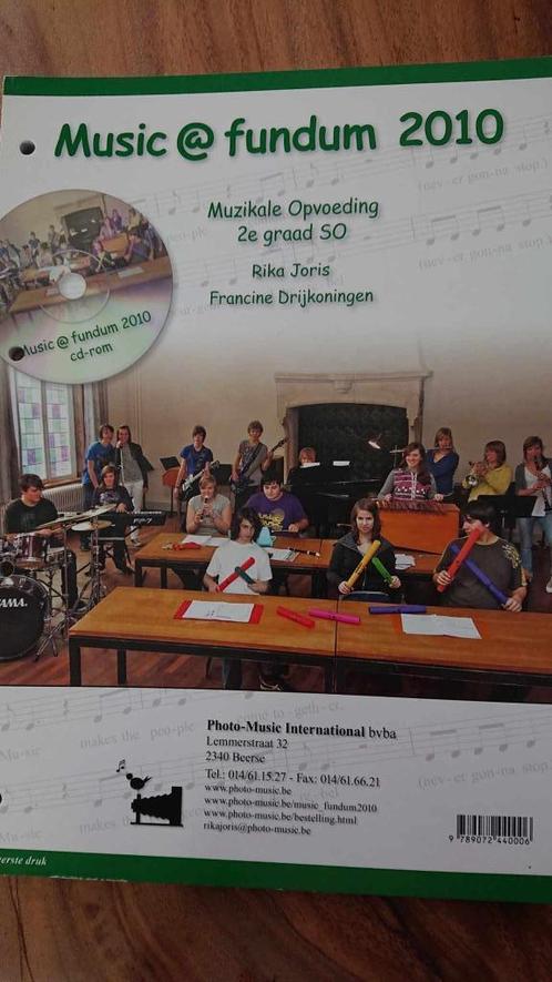 Muziek - Music@ fundum 2010 + cd-rom (+ extra's online), Livres, Livres scolaires, Neuf, Musique, Secondaire, Enlèvement ou Envoi