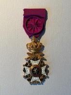 medaille Officier in de Leopold1 Orde, Verzamelen, Militaria | Algemeen, Ophalen of Verzenden, Landmacht, Lintje, Medaille of Wings